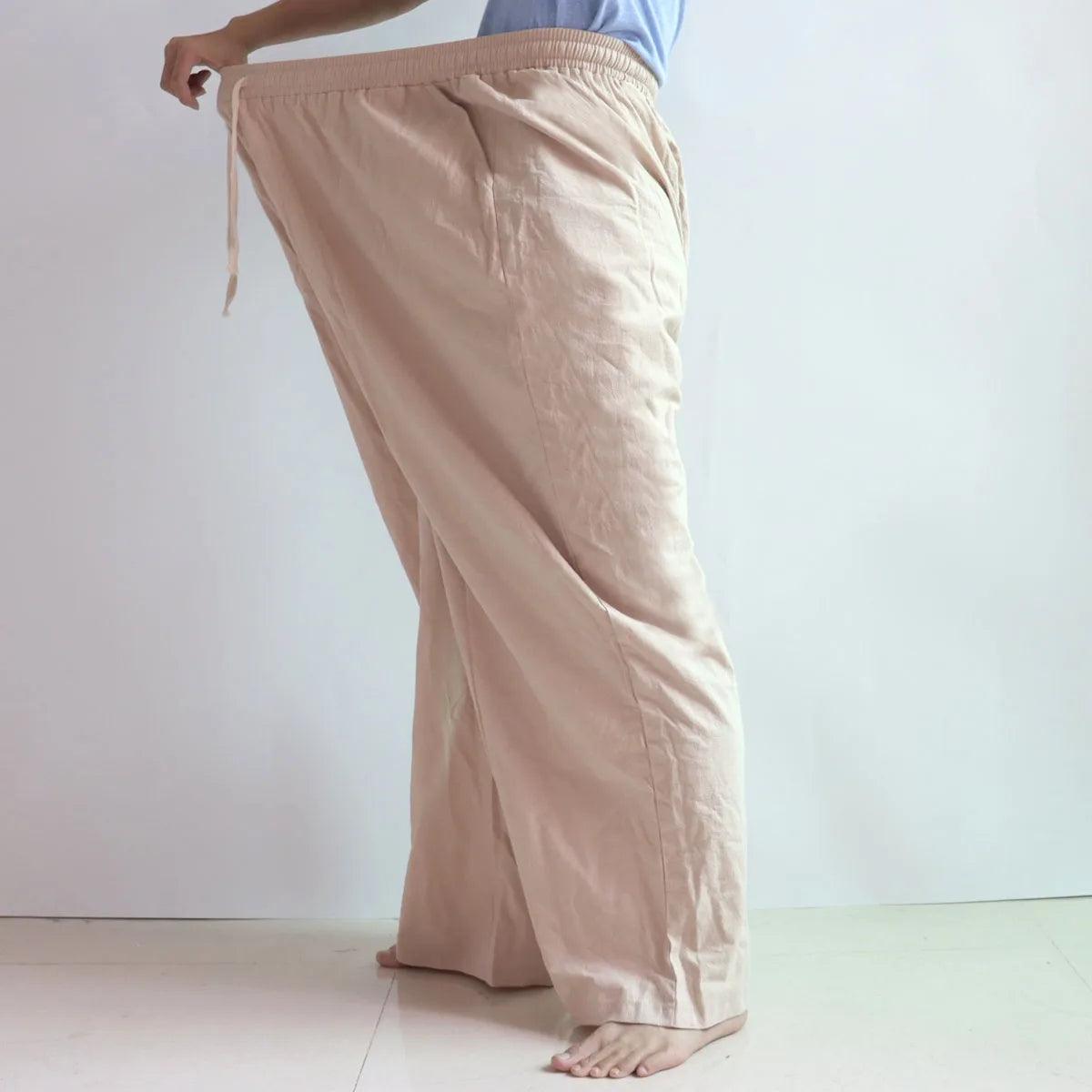 Autumn Spring Pants Men 11XL Waist 170cm 10XL 9XL 8XL 7XL 6XL Cotton Large Size Trousers 5 Colors