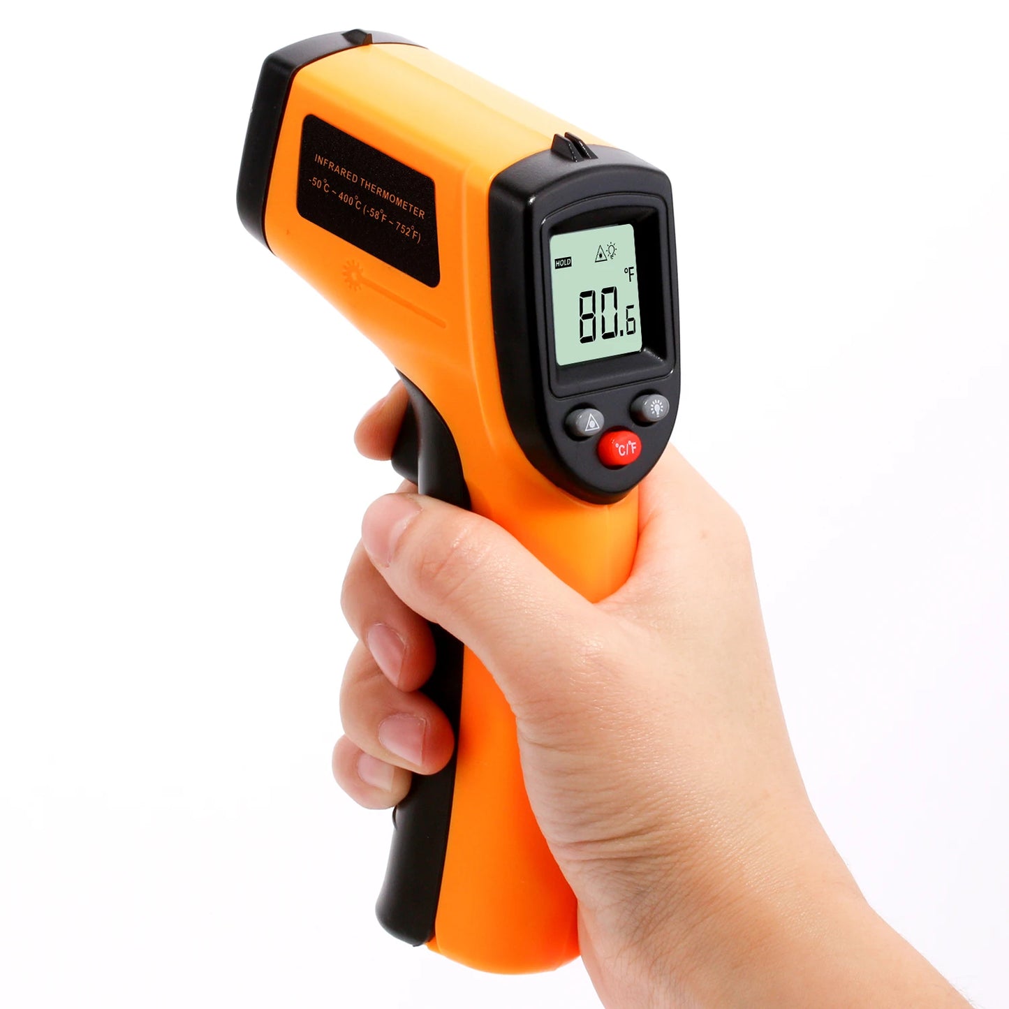 RZ Infrared Thermometer Non-Contact Temperature Meter Gun Handheld Digital LCD Industrial Outdoor Laser Pyrometer IR Thermometer