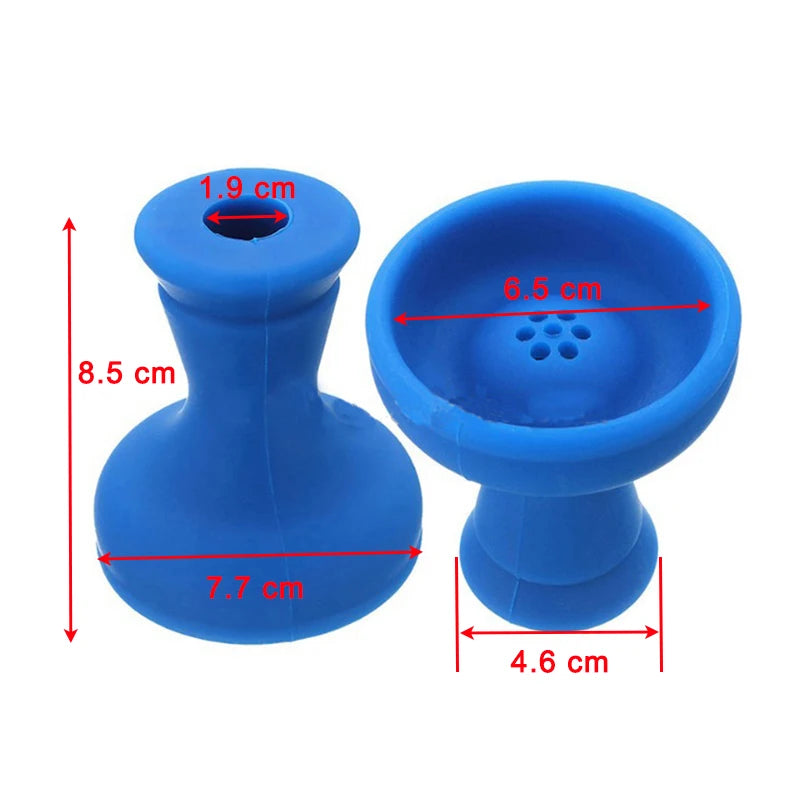 7 Hole Funnel Silicone Hookah Bowl Phunnel Shisha Accessory Nargila Sheesha Coal Holder Narguile Chicha Parts Nargileh Head Top