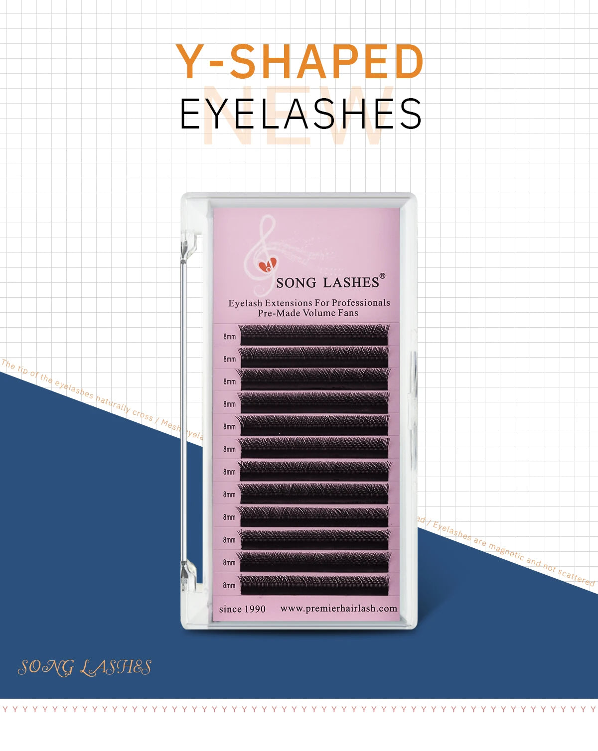 SONG LASHES  0.05 0.07  YY  premade fans eyelash extensions  for salon  individual eyelash extensions YY lash for  lash artist