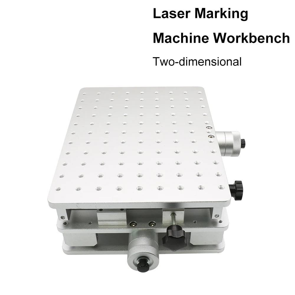HAOJIAYI 1064nm Fiber Laser Marking Engraving Machine 2 Axis Moving Table Portable Cabinet Case XY Table