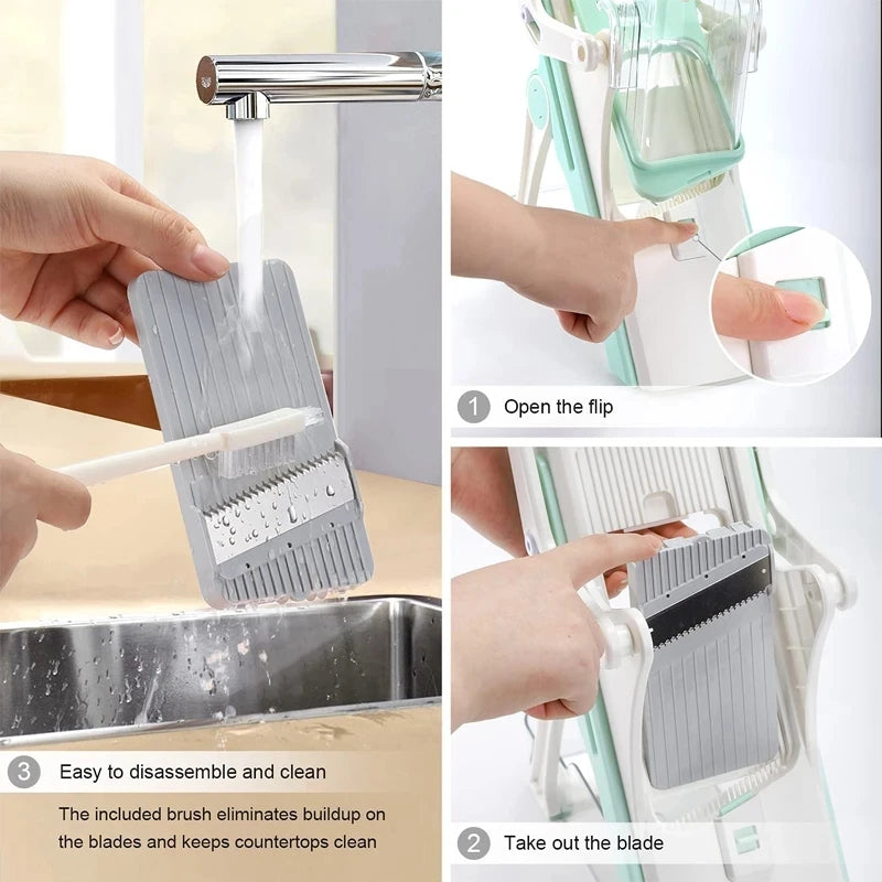 Vegetable Cutter Multifunctional Vegetable Cutter Lemon Slicing Kitchen Grater Meat Cutter Not Hurting Your Hands Kitchen Tool
