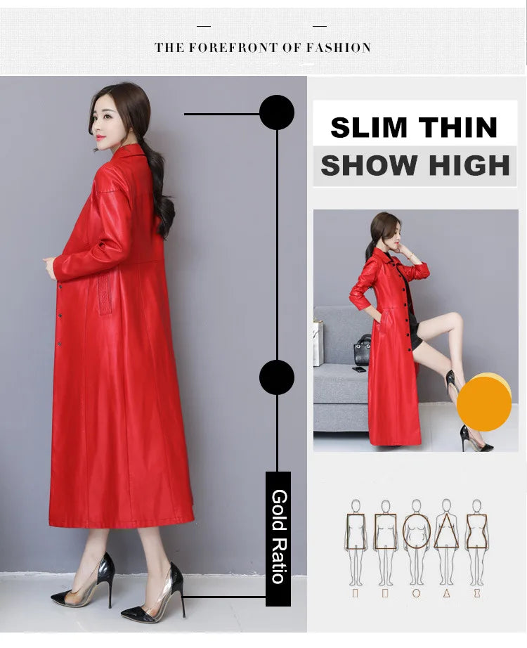 New Women Sheepskin Coat Autumn Winter 2025 Fashion Keep Warm Long Jacket Thicken Sheep Leather Coat Suede Outerwear Female