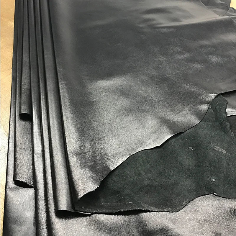 black washed goat real grain leather quality A grade genuine leather soft sheep skin whole spelt leather for gloves clothing