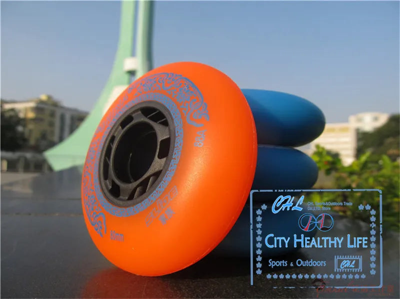 Branded SKATING 3rd 90A inline skates wheel Braking roller Blade rodas Slide Skating Ruedas for Sliding paiting
