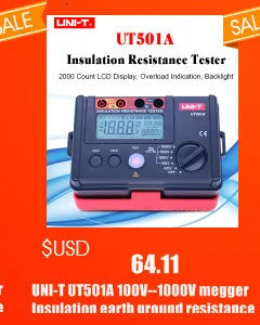 UNI-T Mini Laser Distance 40/60m Range Rechargeable 3.7V Wall Area/Volume/Circumference Measurement LM40Mi LM60Mi