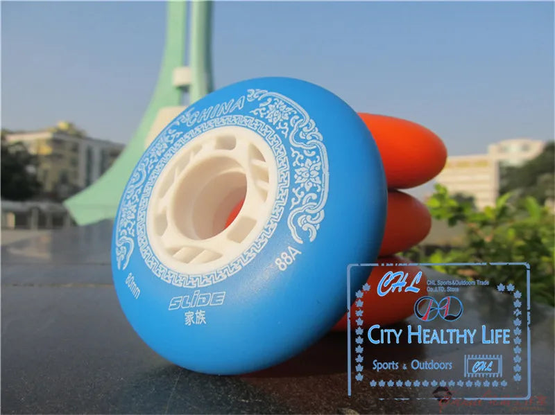 Branded SKATING 3rd 90A inline skates wheel Braking roller Blade rodas Slide Skating Ruedas for Sliding paiting