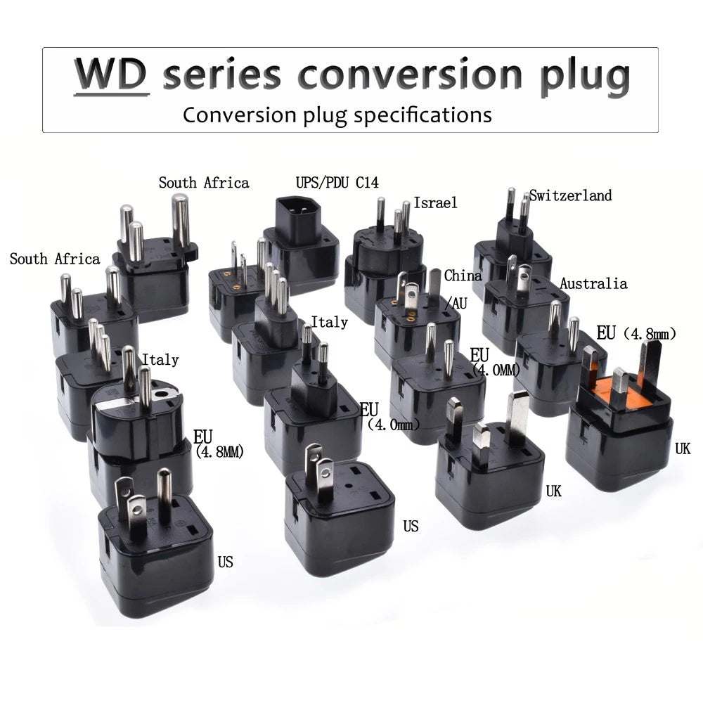 European EU 2Pin to UK 3Pin Power Socket Travel Plug Japan European EU to UK Travel Adapter Electrical Charger Adapter Converter