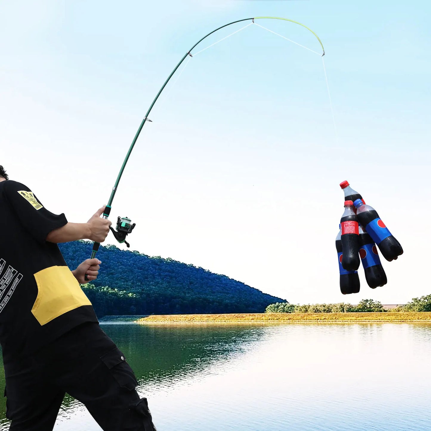 Sougayilang 2.1m-3.6m Spinning Fishing Rod Carbon Trout Carp Telescopic Fishing Pole Lure Fishing Rod Tackle