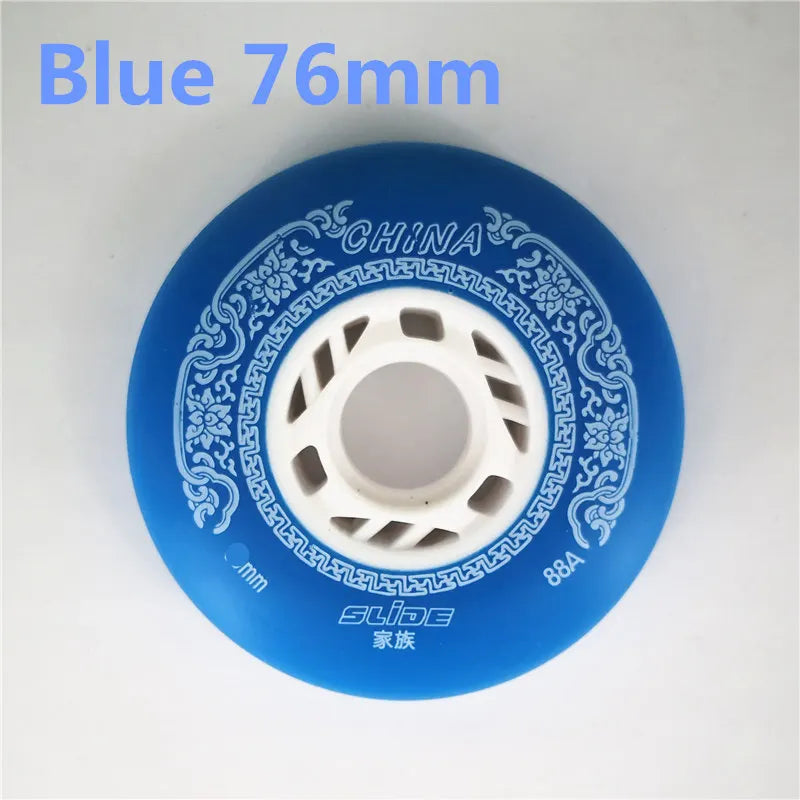 Branded SKATING 3rd 90A inline skates wheel Braking roller Blade rodas Slide Skating Ruedas for Sliding paiting