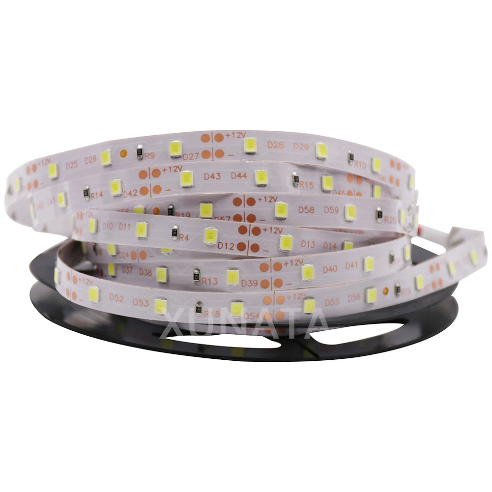 LED Strip 5050 2835 Flexible Home Decoration Lighting 60LEDs/m RGB Waterproof LED Tape Cold Warm White/Blue/Green/Red 5m/lot 12V