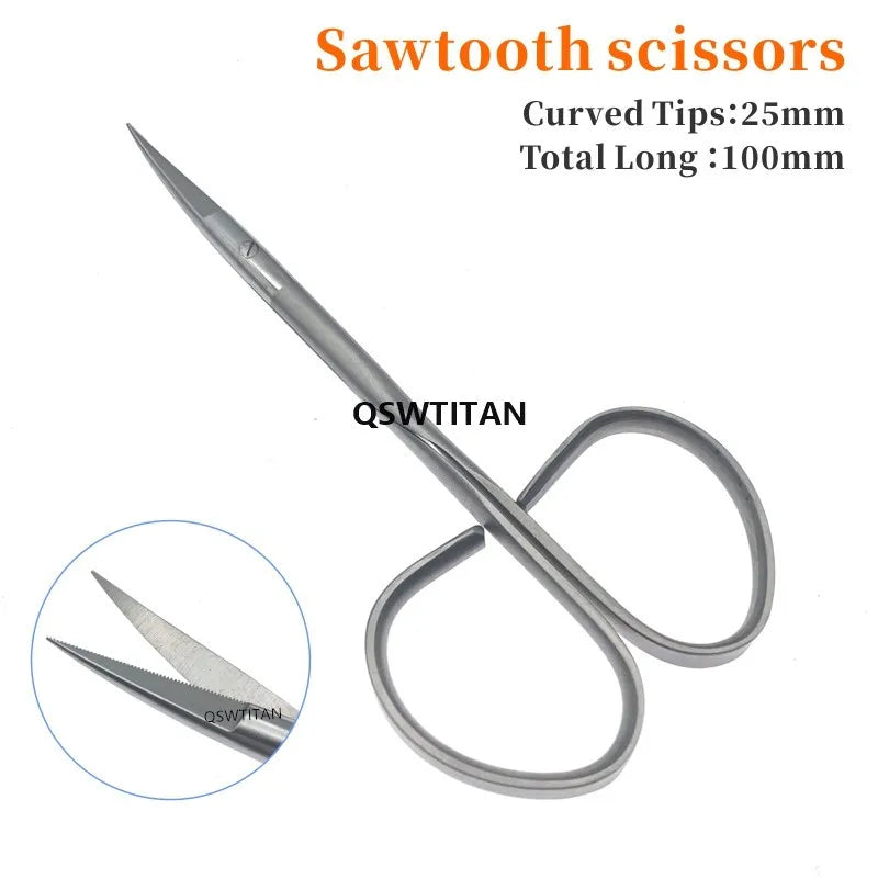 10CM Double-Eyelid Scissors stainless steel Scissors For Ophthalmic Surgical Instrument