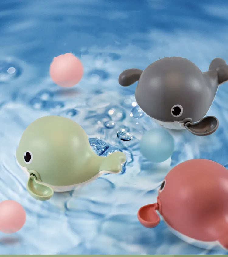 New Baby Bath Toys Cartoon Kids Learning Cognition Cute Animal Swimming Frogs Tortoise Crab Classic Baby Water Toy For Children