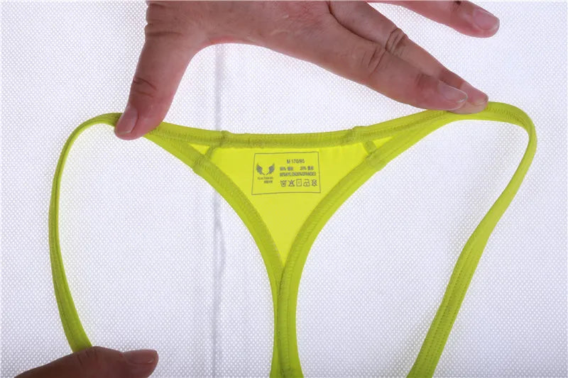 Men Thongs Men's Underwear T Back G String Briefs Sexy Breathable Solid Lingerie Jockstrap Men Panties Thong