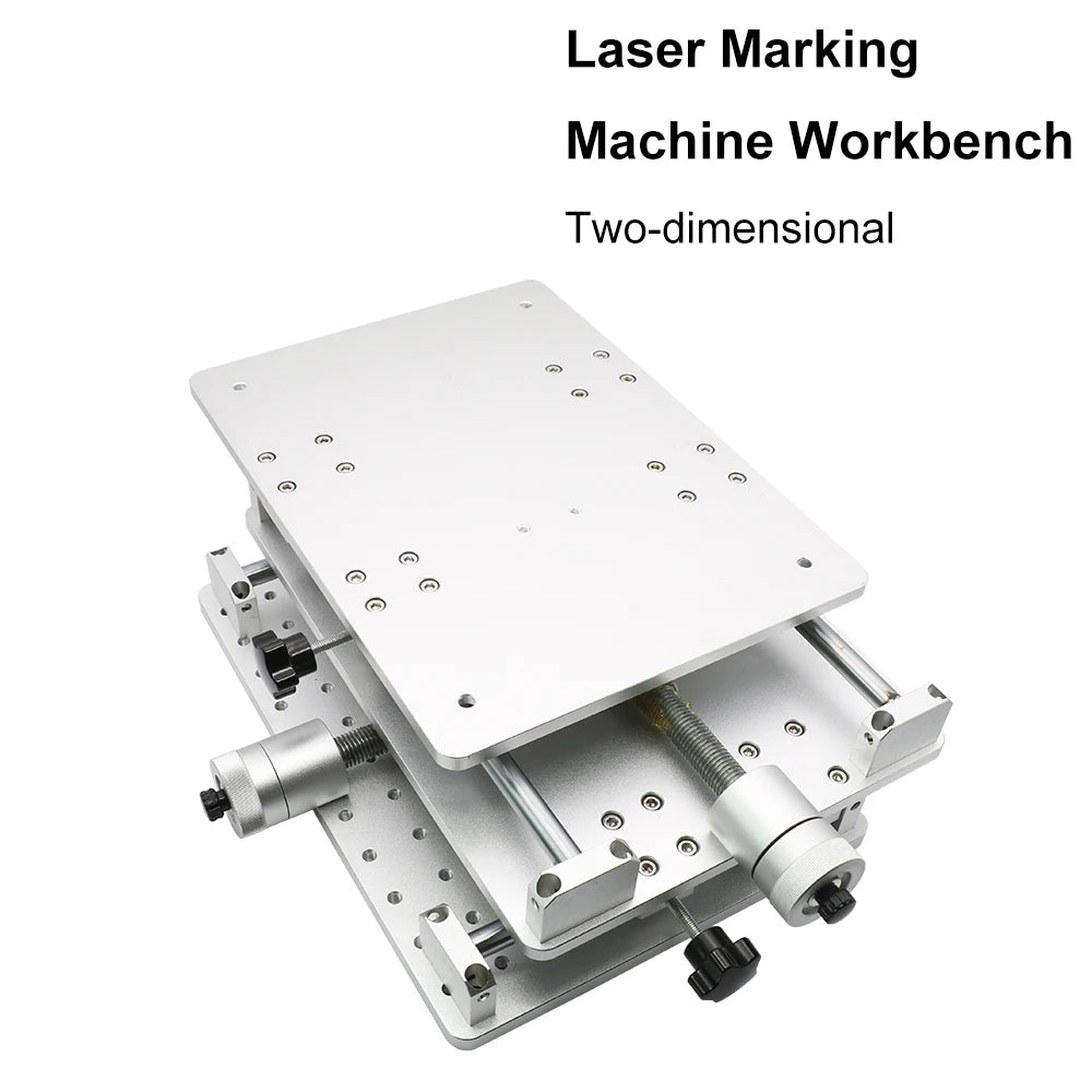HAOJIAYI 1064nm Fiber Laser Marking Engraving Machine 2 Axis Moving Table Portable Cabinet Case XY Table