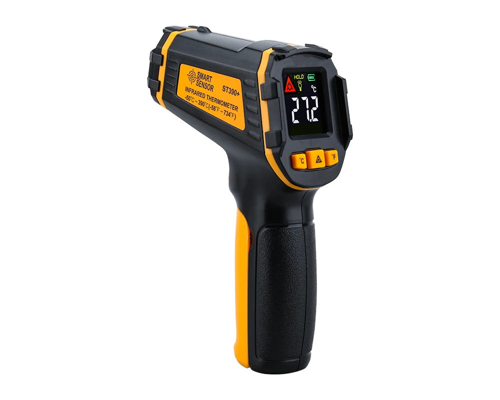 Digital Infrared Thermometer Laser Temperature Meter Non-contact Pyrometer Imager Hygrometer IR Termometro Color LCD Light Alarm