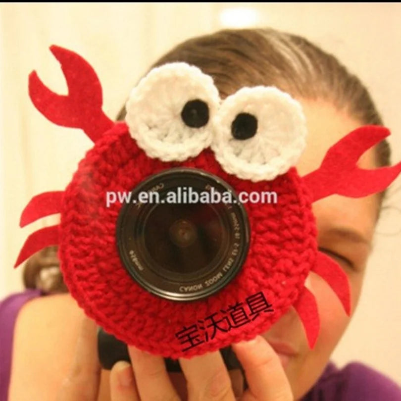 Baby photography Attracts Toys Camera Buddies Lens Decoration Knitted Camera Buddy   Lens Buddy Photography Accessories