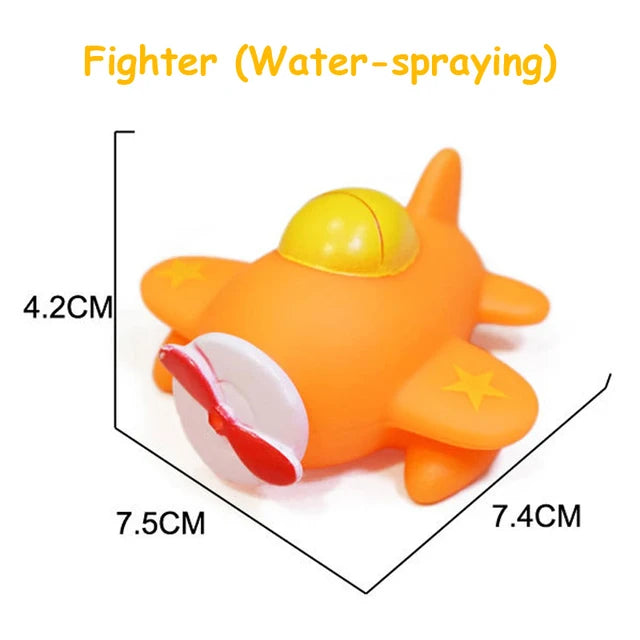 Water Toys Cartoon Classic Shower Bath Toy Cars Train Boats Bathroom Swimming Bathing Shower Educational Toys For Kids Gift