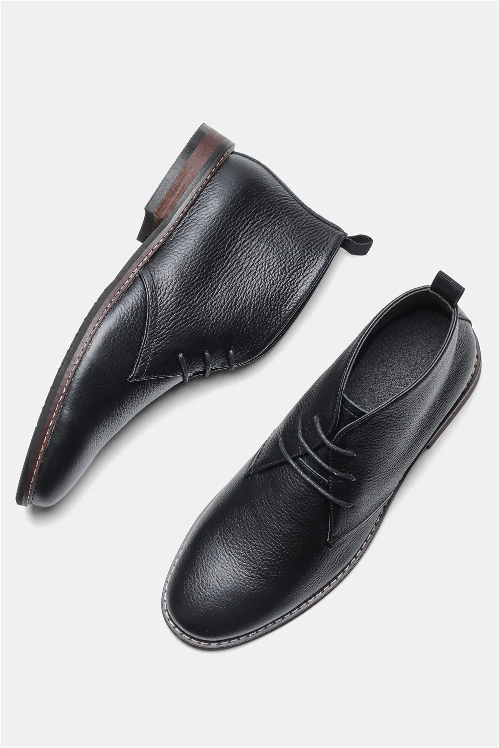 Genuine Leather  Men Boots Fashion Comfortable 2023 Brand Ankle Leather Boots #KD585