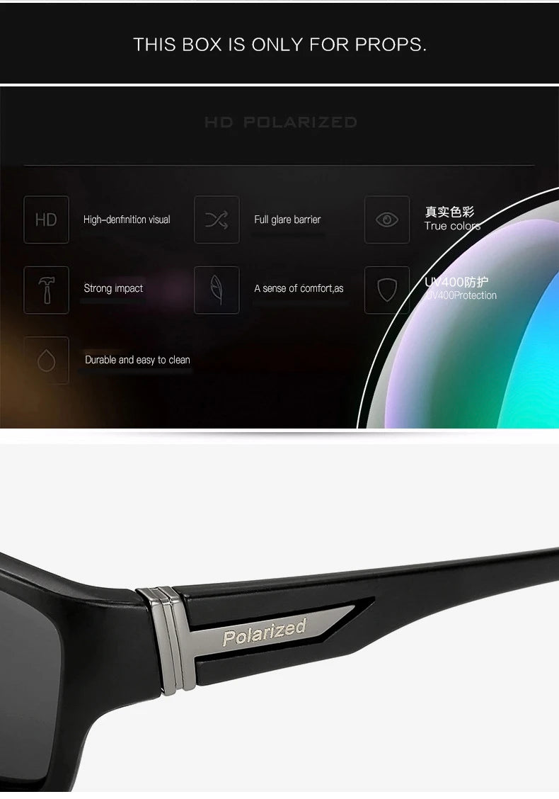 Polarized Sunglasses Men's Driving Shades Male Sun Glasses For Men Safety 2022 Luxury Brand Designer Oculos