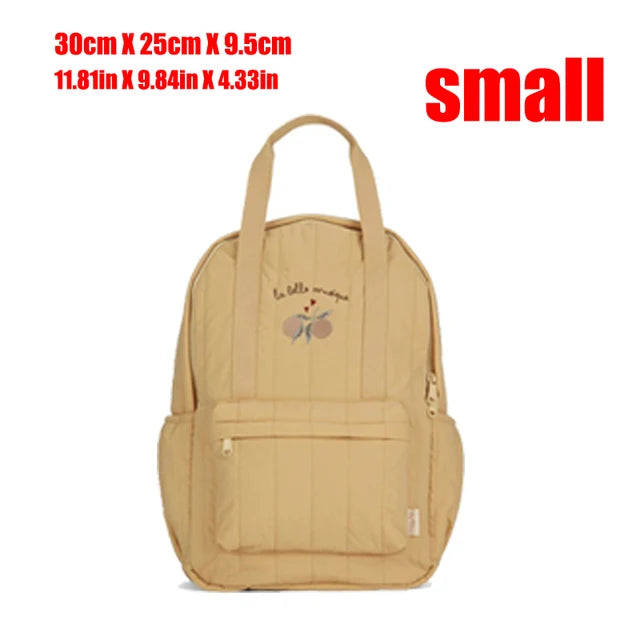 KS Baby Backpack Primary Schoolbag Kindergarten Kids Bags Brand Traveling Mom Cherry Lemon Children's Boys Girls Gift Storage