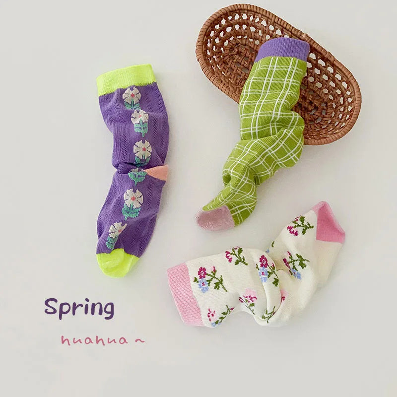 Clearance Sale 3 Pairs/Lot Spring Autumn Baby Children's Socks Multiple styles Girls Socks Boys Sports Socks