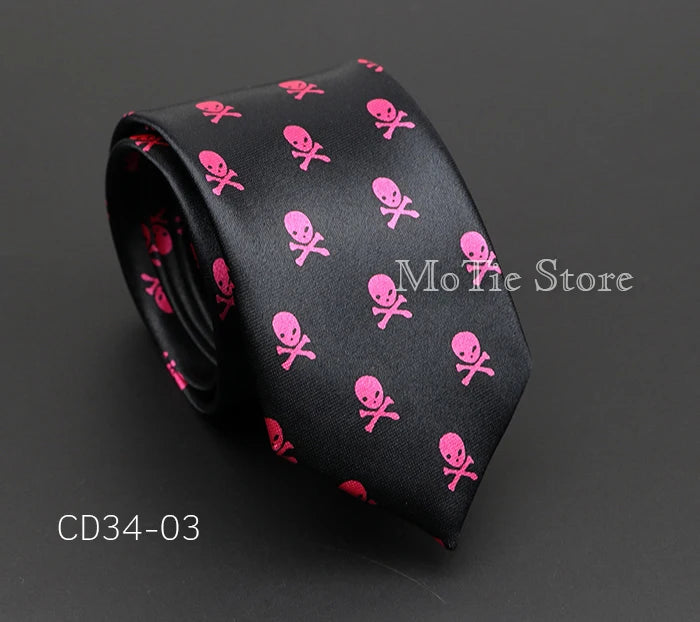 Classic Musical Notes Printed Tie Silky Narrow Neckties Slim Smooth Piano Guitar Necktie Simple Elegant Trendy Unisex Ties Gift