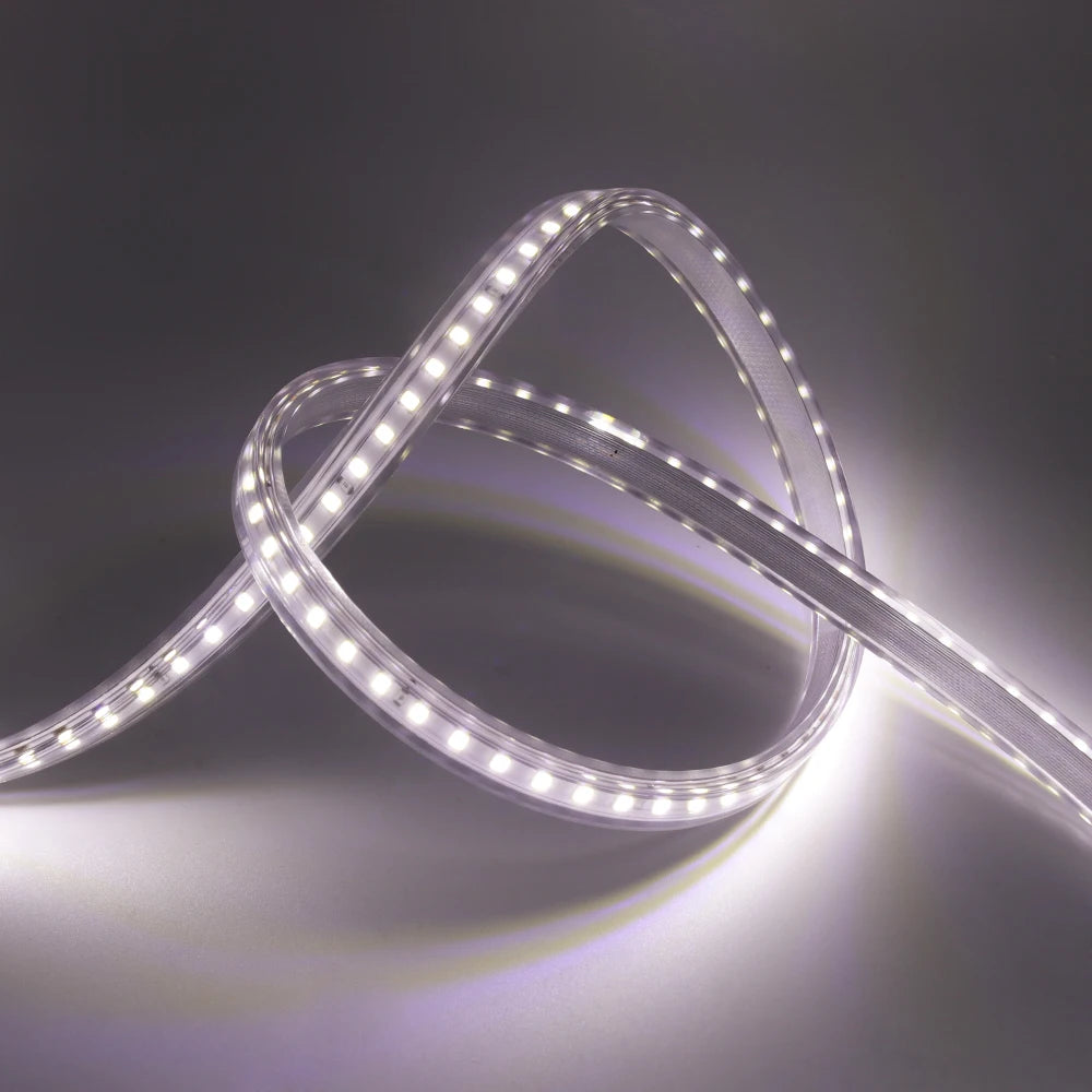 LED Strip Light 220V Flexible LED Tape SMD2835 120 LED Waterproof LED Ribbon with EU Switch Plug for Home Decoration