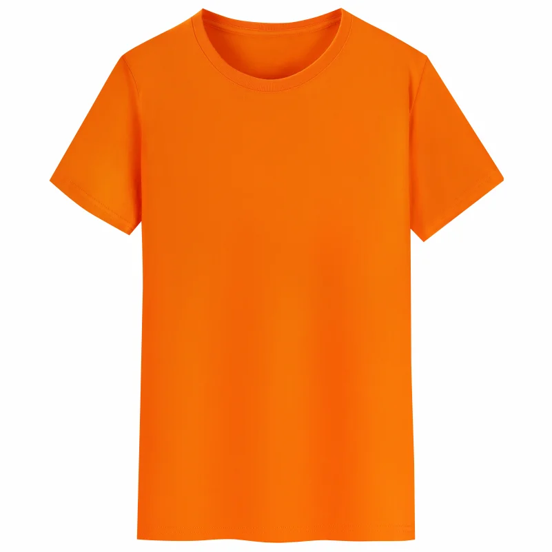 Men's 100% Cotton T-shirt Custom Printing Printing Short-sleeved Embroidery Company Logo Breathable Solid Color Top 4xl
