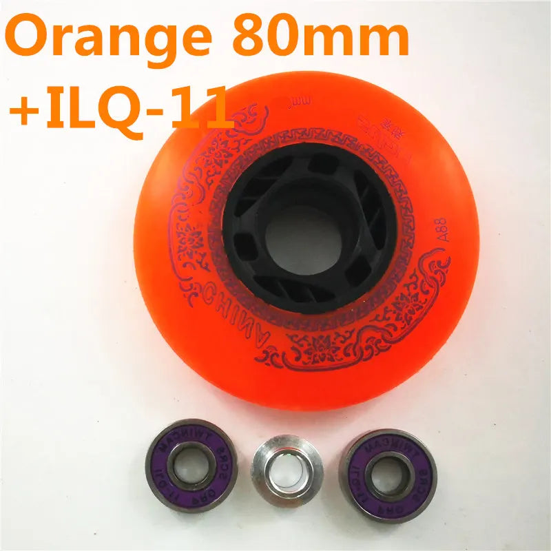 Branded SKATING 3rd 90A inline skates wheel Braking roller Blade rodas Slide Skating Ruedas for Sliding paiting