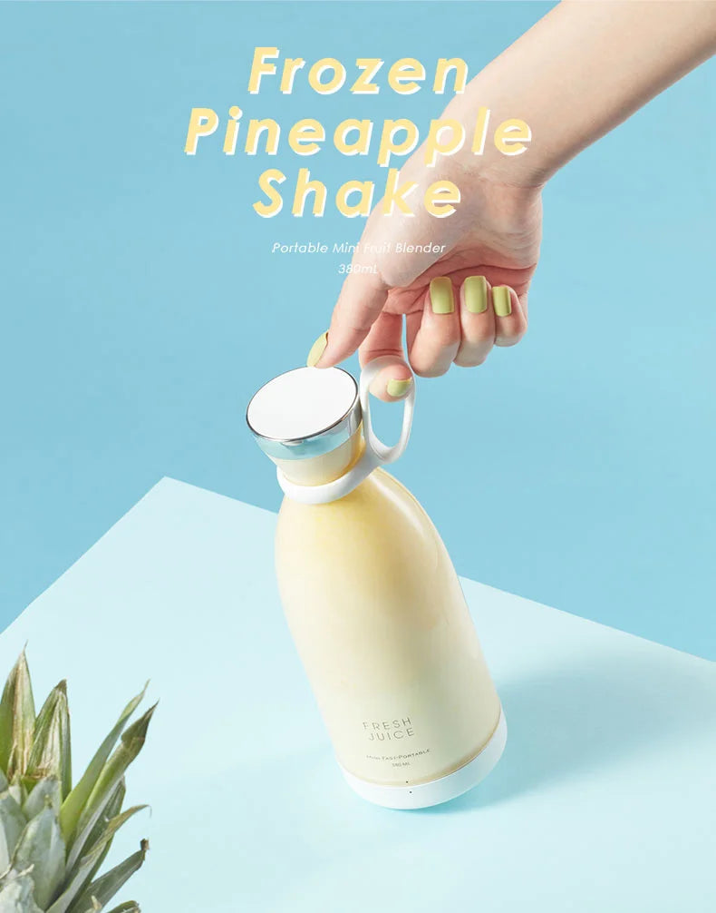 Blender Smoothie Juicer, Portable Blender Mini Jug Blenders, Multifunctional Personal Blender with USB Rechargeable