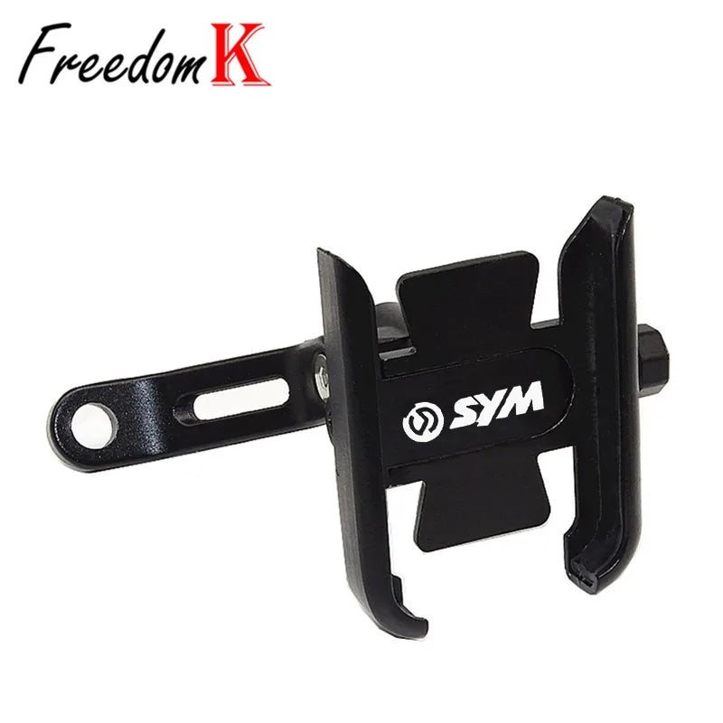 Motorcycle Phone Holder AccessoriesFor SYM JP150 GR125 fiddle FNX150 maxsym 400i 600i High Quality Aluminum Mobile Stand Holder
