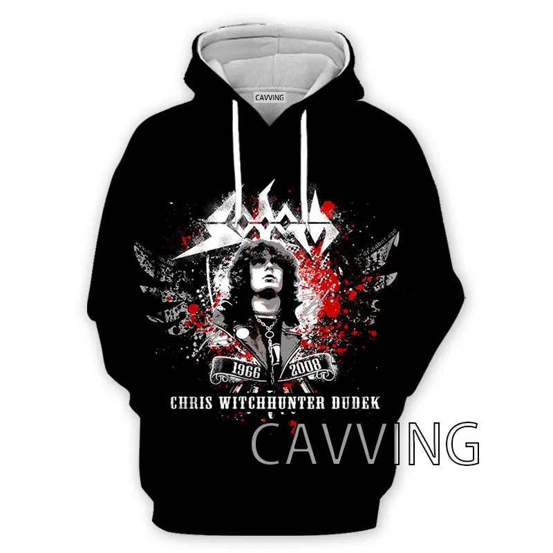 New Fashion Women/Men's  3D Print  Sodom Band  Hoodies Hooded Sweatshirts Harajuku Hoodie Sweatshirts Tops Clothing
