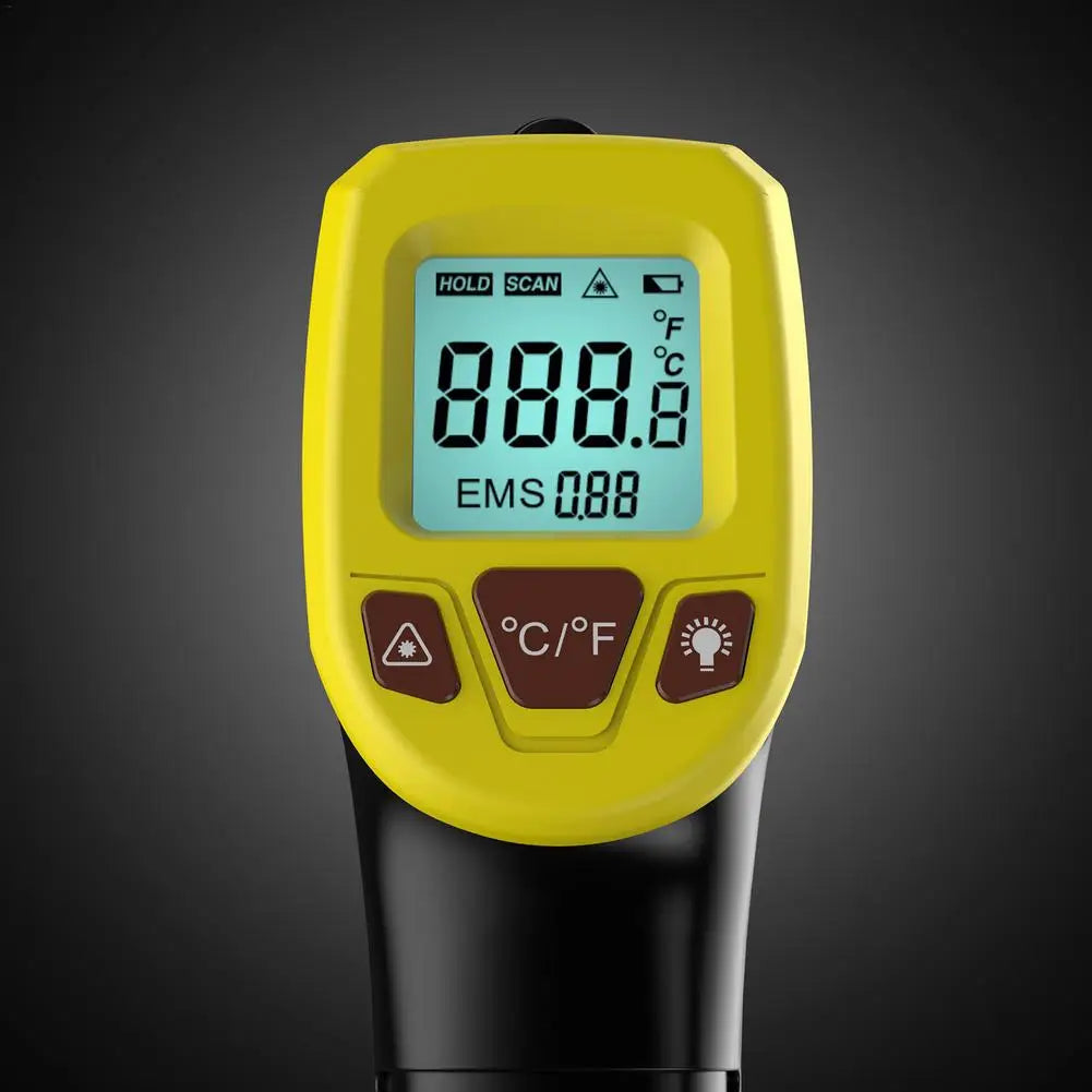 Digital Infrared Thermometer Non Contact Laser IR Temperature LCD DisplayPyrometer Tester Industrial Temperature Instrument
