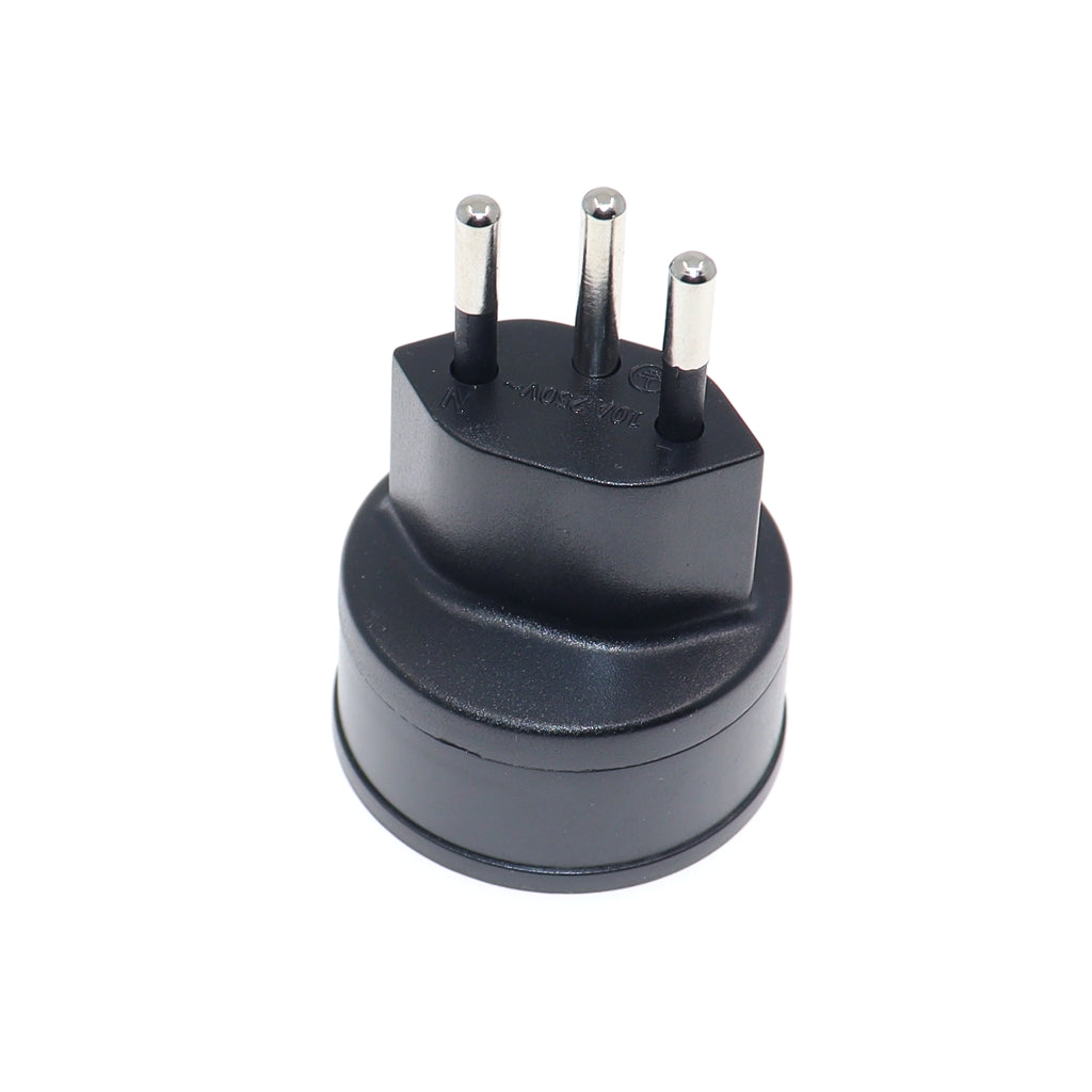 European France TO Swiss plugs Travel Adapter 3 pin plug 10A 250V Power Plug EU to Switzerland Electrical Plug