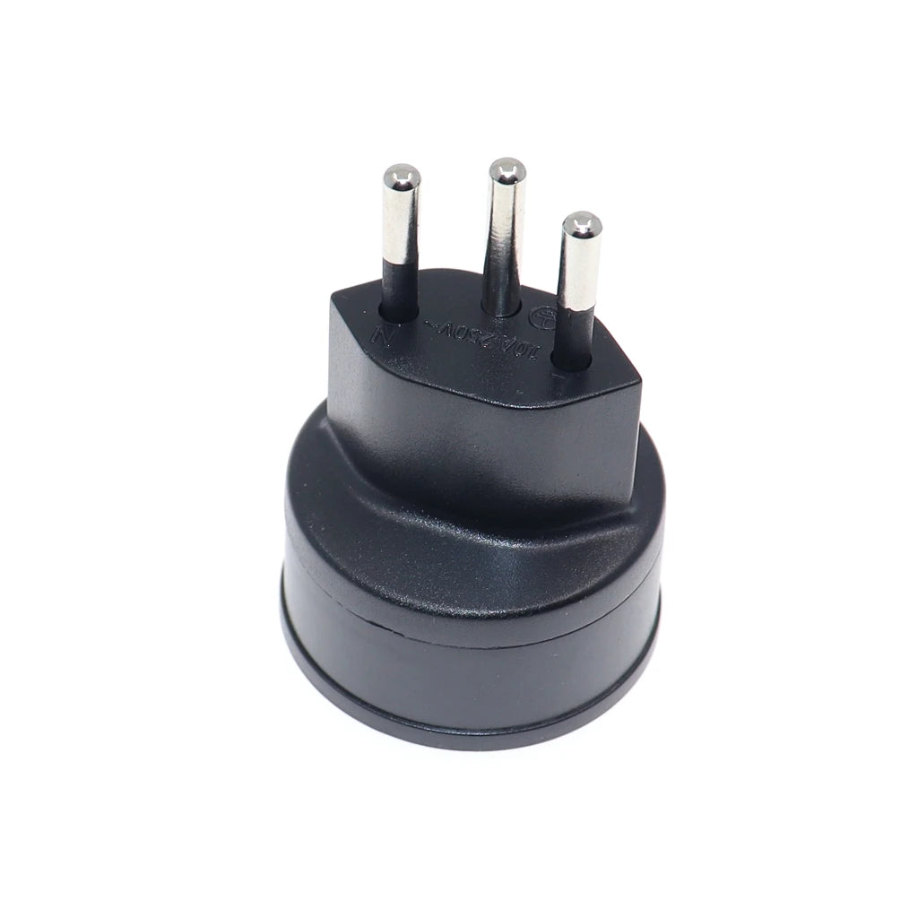 European France TO Swiss plugs Travel Adapter 3 pin plug 10A 250V Power Plug EU to Switzerland Electrical Plug