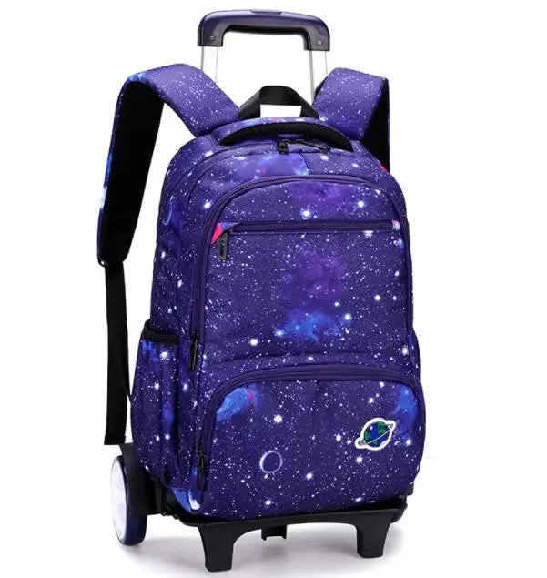 Schoolbag with wheels School wheeled backpack for boys Children School trolley bags travel luggage School Rolling backpack Bags