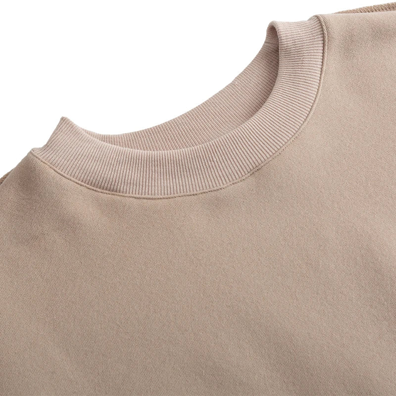 Thick Oversized Women Sweatshirt Hoodies Warm Fleece Casual Long Sleeve Harajuku Streetwear Crop Pullover Ropa Mujer
