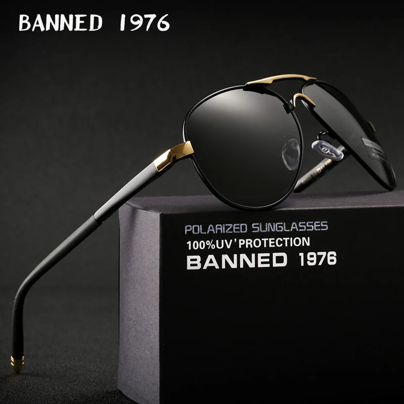 2021 Latest  HD Polarized Sunglasses Men Square Driving Shades Male Vintage Sun Glasses For Men Women Mirror Summer UV400 Oculos