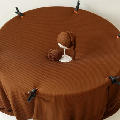 150 *150 Baby Photography Set Bebe Bean bag Background Newborn Photography Props Waffle Cloth Backdrop Frame Stand Fabrics