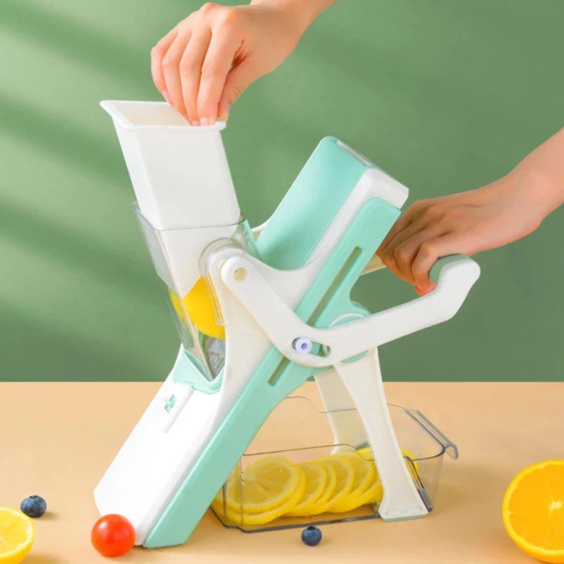 Vegetable Cutter Multifunctional Vegetable Cutter Lemon Slicing Kitchen Grater Meat Cutter Not Hurting Your Hands Kitchen Tool