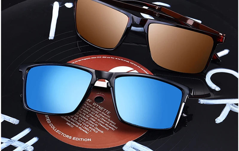 Psacss Square Polarized Sunglasses Men Driving Sun Glasses Male Top Brand Quality Retro Sunglass Lunette De Soleil Homme UV400