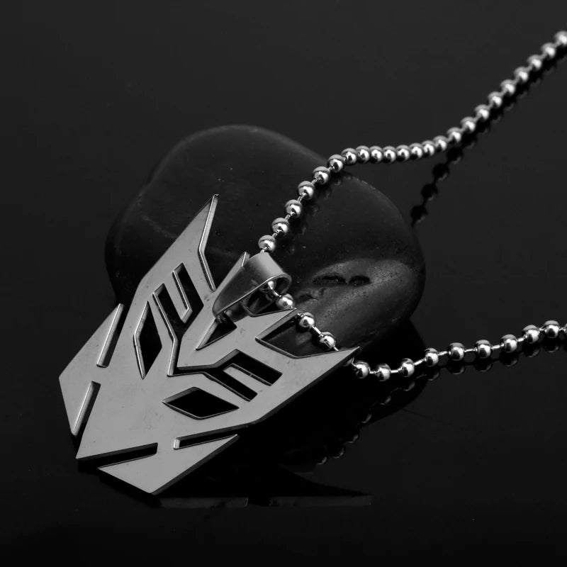 Hot Movie Jewelry Transformation Stainless Steel Silver Plated Pendant Necklace For Men Gifts