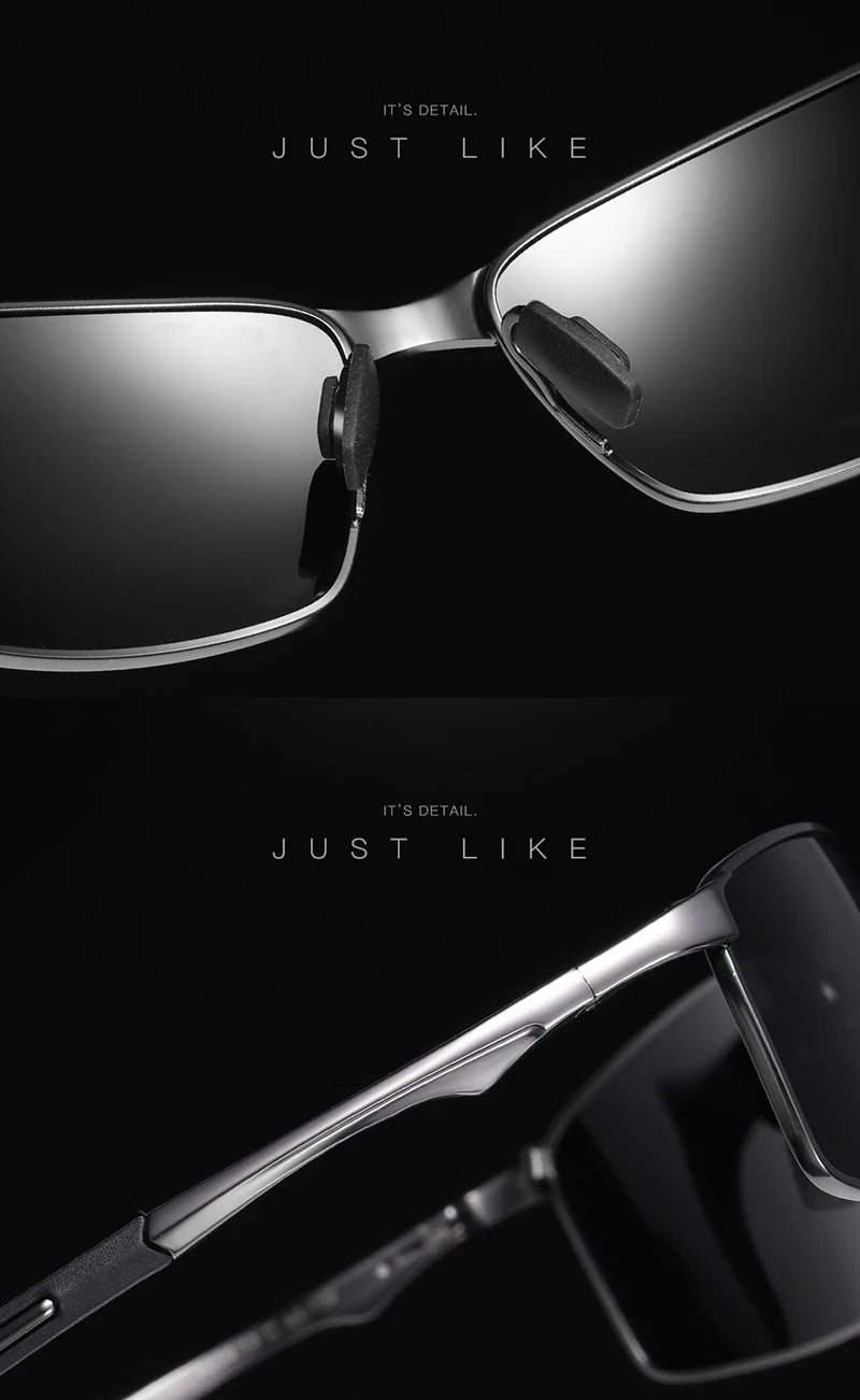 2021 Latest  HD Polarized Sunglasses Men Square Driving Shades Male Vintage Sun Glasses For Men Women Mirror Summer UV400 Oculos