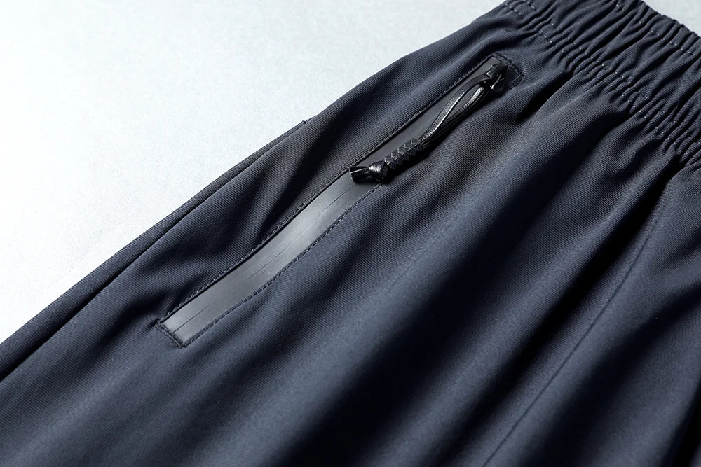 Running Pants Men Sport Jogging Fitness Yoga Training Basketball Football Long Leggings Ice Silk Elastic Quick Drying Trousers