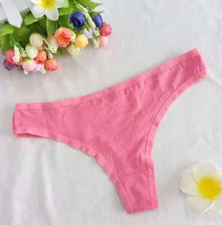 Sexy Thongs Women Tangas Cotton Briefs Lingerie Plus Size Transparent T Panty Underpant G String Panties Underwear T Back Girls