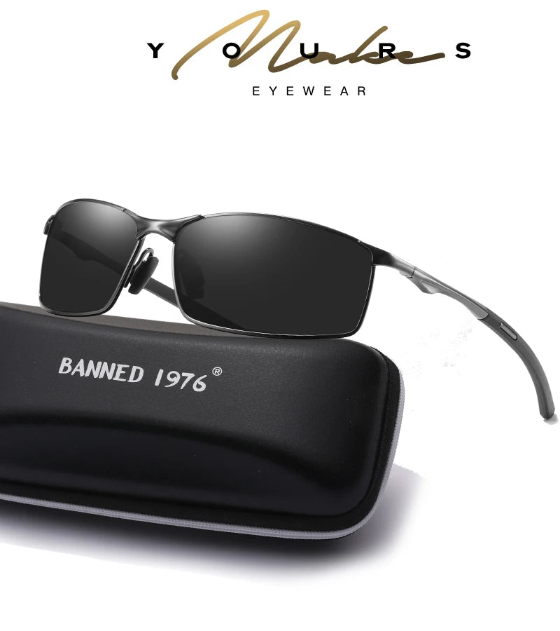 2021 Latest  HD Polarized Sunglasses Men Square Driving Shades Male Vintage Sun Glasses For Men Women Mirror Summer UV400 Oculos