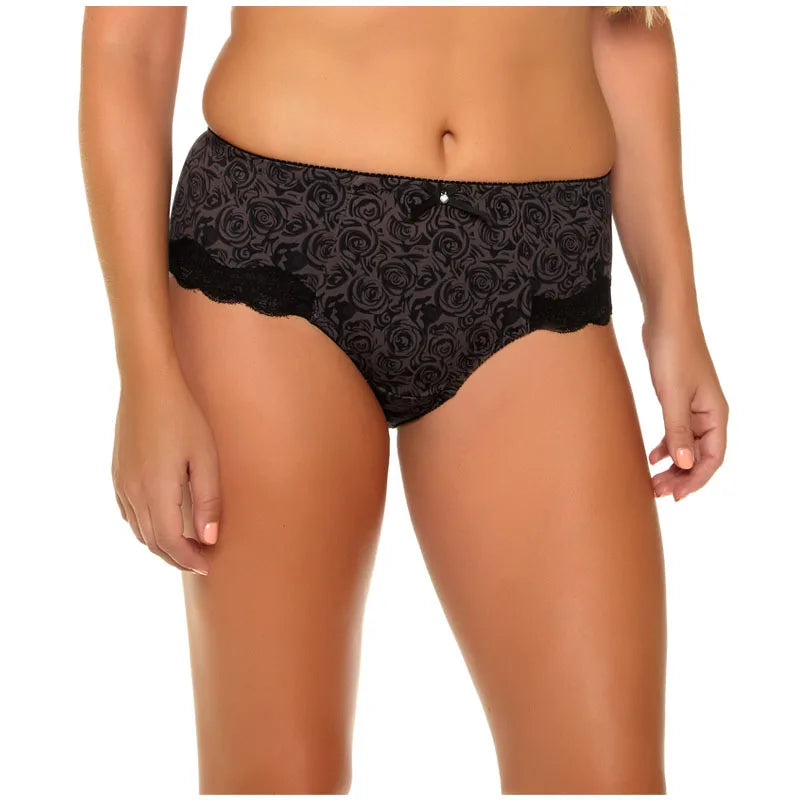 Lingerie Underwear Women Panties Pure Cotton Crotch Modal 6 Colors Floral Print Big Size XLXXLXXXL4XL5XL6XL7XL High-Rise Style