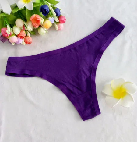 Sexy Thongs Women Tangas Cotton Briefs Lingerie Plus Size Transparent T Panty Underpant G String Panties Underwear T Back Girls