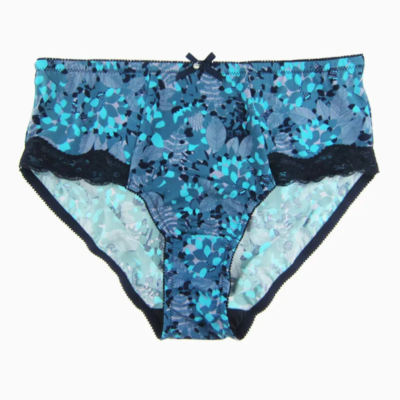 Lingerie Underwear Women Panties Pure Cotton Crotch Modal 6 Colors Floral Print Big Size XLXXLXXXL4XL5XL6XL7XL High-Rise Style